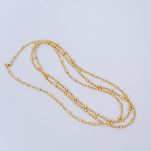 Threefold necklace