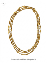 Threefold necklace