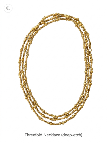 Threefold necklace