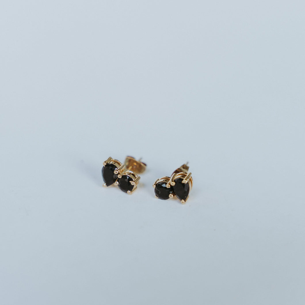 Petite Stud Black Onyx