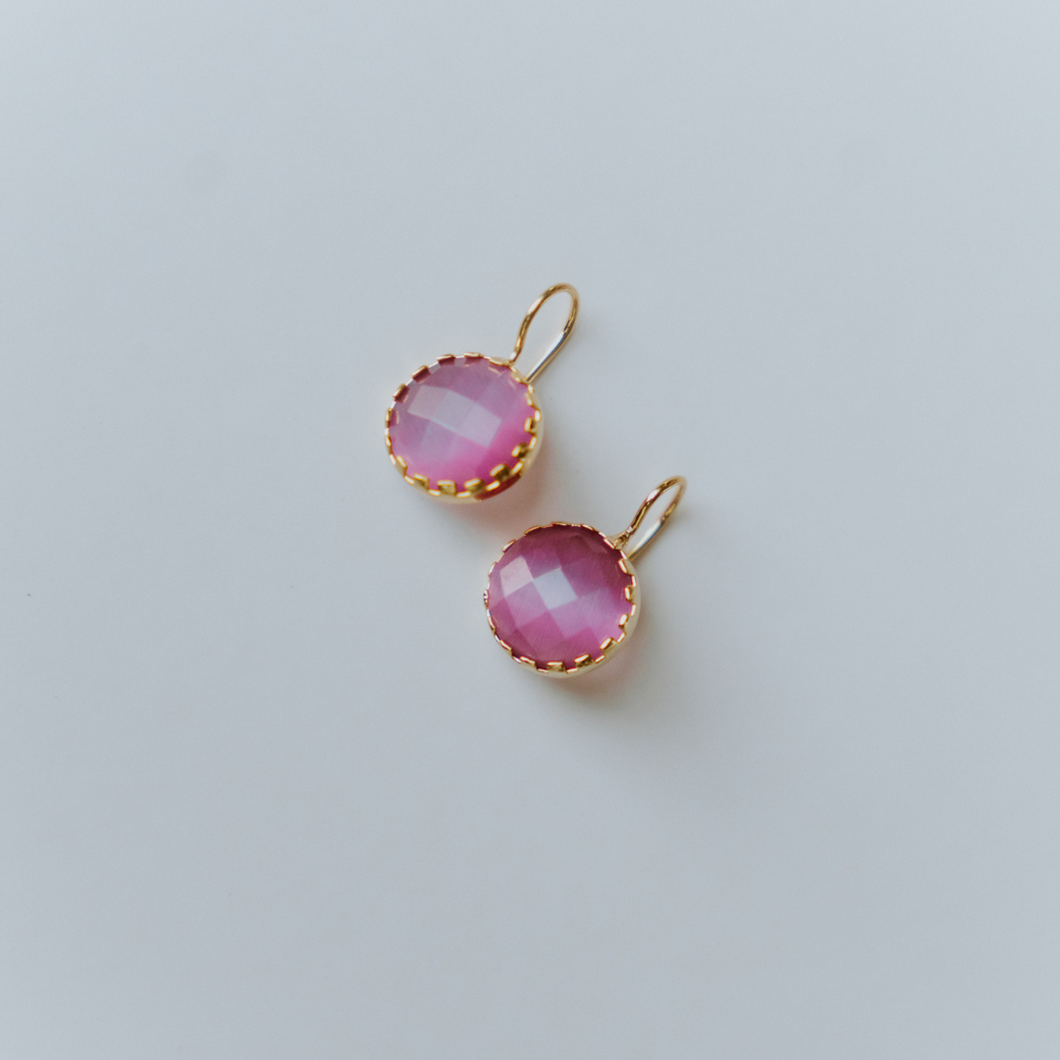 Sunshine Drops - Dark Pink Cats Eye