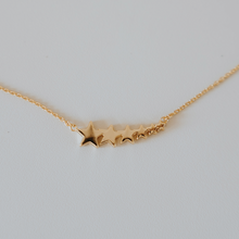 Shooting Star Necklace - Brass Plating